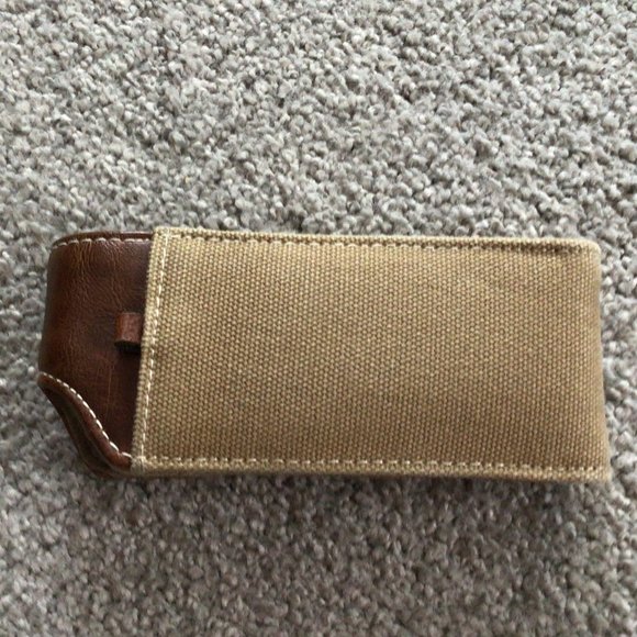 Rosetti - Small tan canvas carrying case with Velcro closure - Picture 5 of 6